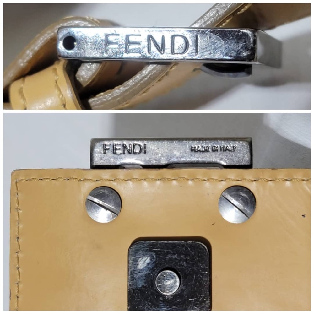 Authentic Fendi Zucca Shoulder Bag Brown/Beige - Picture 4 of 14